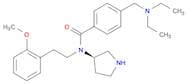 (R)-4-((Diethylamino)methyl)-N-(2-methoxyphenethyl)-N-(pyrrolidin-3-yl)benzamide