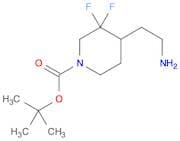 tert-butyl4-(2-aminoethyl)-3,3-difluoropiperidine-1-carboxylate-B28074