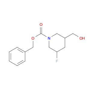 benzyl3-fluoro-5-(hydroxymethyl)piperidine-1-carboxylate-B28094