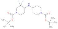 tert-butyl4-(1-(tert-butoxycarbonyl)piperidin-4-ylamino)-3,3-difluoropiperidine-1-carboxylate-B281…