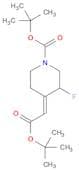 tert-Butyl 4-(2-tert-butoxy-2-oxoethylidene)-3-fluoropiperidine-1-carboxylate