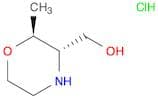 ((2S,3S)-2-Methylmorpholin-3-yl)methanol hydrochloride