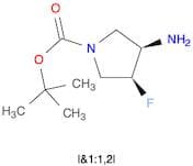 cis-1-Boc-3-amino-4-fluoropyrrolidine