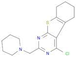 3-Chloro-5-(piperidin-1-ylmethyl)-8-thia-4,6-diazatricyclo[7.4.0.0,2,7]trideca-1(9),2,4,6-tetraene