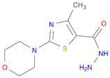 4-Methyl-2-(morpholin-4-yl)-1,3-thiazole-5-carbohydrazide