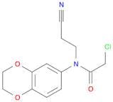 2-chloro-N-(2-cyanoethyl)-N-(2,3-dihydro-1,4-benzodioxin-6-yl)acetamide