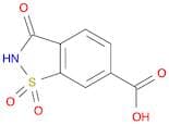3-Oxo-2,3-dihydrobenzo[d]isothiazole-6-carboxylic acid 1,1-dioxide