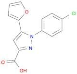 1-(4-Chlorophenyl)-5-(furan-2-yl)-1H-pyrazole-3-carboxylic acid
