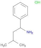 3-Methyl-1-phenylbutan-1-amine hydrochloride