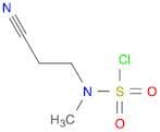 2-Cyanoethyl(methyl)sulfamoyl chloride