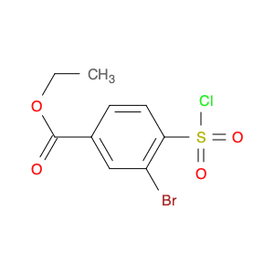 Ethyl 3-bromo-4-(chlorosulfonyl)benzoate
