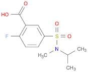 2-fluoro-5-[methyl(propan-2-yl)sulfamoyl]benzoic acid