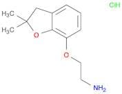 7-(2-Aminoethoxy)-2,2-dimethyl-2,3-dihydro-1-benzofuran Hydrochloride