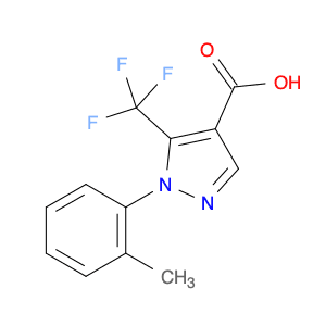1-(2-methylphenyl)-5-(trifluoromethyl)-1H-pyrazole-4-carboxylic acid