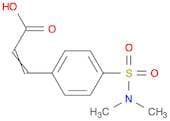 3-[4-(dimethylsulfamoyl)phenyl]prop-2-enoic acid