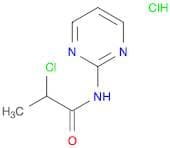 2-Chloro-N-(pyrimidin-2-yl)propanamide hydrochloride