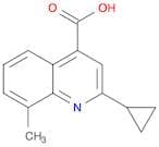 2-Cyclopropyl-8-methylquinoline-4-carboxylic acid