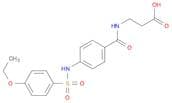 3-{[4-(4-ethoxybenzenesulfonamido)phenyl]formamido}propanoic acid