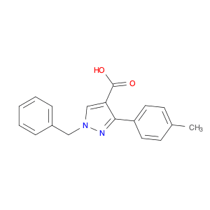 1-benzyl-3-(4-methylphenyl)-1H-pyrazole-4-carboxylic acid