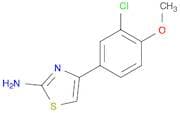 4-(3-CHLORO-4-METHOXYPHENYL)-1,3-THIAZOL-2-AMINE