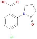 4-Chloro-2-(2-oxopyrrolidin-1-yl)benzoic acid