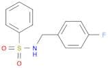N-[(4-Fluorophenyl)methyl]benzenesulfonamide