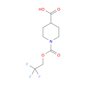 1-[(2,2,2-trifluoroethoxy)carbonyl]piperidine-4-carboxylic acid