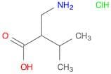 2-(Aminomethyl)-3-methylbutanoic acid hydrochloride