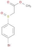 Methyl 2-(4-bromobenzenesulfinyl)acetate