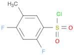2,4-DIfluoro-5-methylbenzene-1-sulfonyl chloride