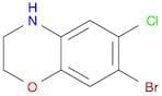 7-bromo-6-chloro-3,4-dihydro-2H-1,4-benzoxazine