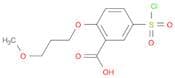 5-(Chlorosulfonyl)-2-(3-methoxypropoxy)benzoic acid