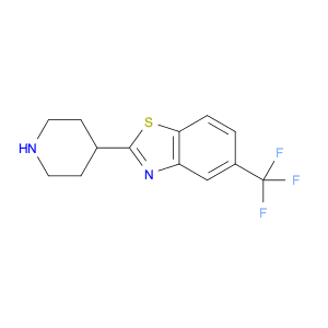 2-(piperidin-4-yl)-5-(trifluoromethyl)-1,3-benzothiazole