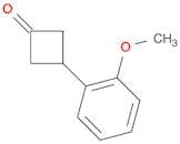 3-(2-Methoxyphenyl)cyclobutan-1-one