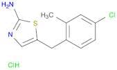 5-[(4-CHLORO-2-METHYLPHENYL)METHYL]-1,3-THIAZOL-2-AMINE HYDROCHLORIDE