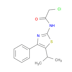 2-Chloro-N-[4-phenyl-5-(propan-2-yl)-1,3-thiazol-2-yl]acetamide