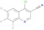 4-Chloro-6,7,8-trifluoroquinoline-3-carbonitrile