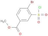 Methyl 4-bromo-3-(chlorosulfonyl)benzoate