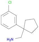 [1-(3-Chlorophenyl)cyclopentyl]methanamine