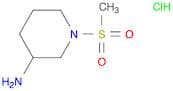 1-methanesulfonylpiperidin-3-amine hydrochloride
