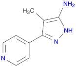 4-Methyl-5-(4-pyridinyl)-1H-pyrazol-3-amine