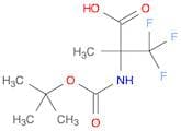 2-{[(tert-butoxy)carbonyl]amino}-3,3,3-trifluoro-2-methylpropanoic acid