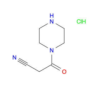3-Oxo-3-(piperazin-1-yl)propanenitrile hydrochloride
