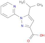 5-(Propan-2-yl)-1-(pyridin-2-yl)-1H-pyrazole-3-carboxylic acid