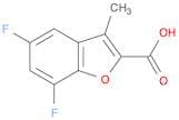 5,7-Difluoro-3-methyl-1-benzofuran-2-carboxylic acid