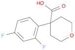 4-(2,4-difluorophenyl)oxane-4-carboxylic acid