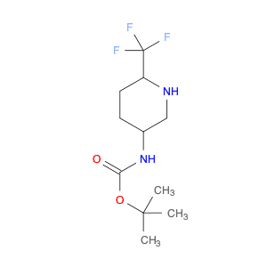 tert-butyl N-[6-(trifluoromethyl)piperidin-3-yl]carbamate, Mixture of diastereomers