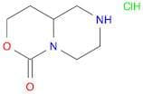 Octahydropiperazino[1,2-c][1,3]oxazin-6-one hydrochloride