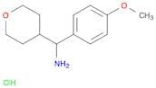 (4-Methoxyphenyl)(oxan-4-yl)methanamine hydrochloride