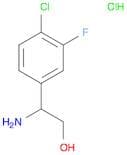 2-Amino-2-(4-chloro-3-fluorophenyl)ethan-1-ol hydrochloride
